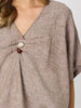 Haven Breeze Linen Top - Mocha rc&co