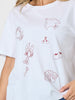 Saltwater Embroidered Tee - White rc&co