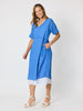 Capri Coast Dress - Azure White
