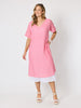 Capri Coast Dress - Raspberry