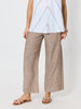 Haven Linen Wide Leg Pant - Mocha rc&co