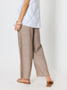 Haven Linen Wide Leg Pant - Mocha rc&co