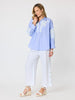 Bayview Wide Leg Linen Pant - White rc&co
