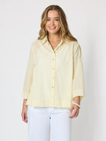 Costa Mesa Cotton Shirt - Lemon