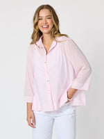 Costa Mesa Cotton Shirt - Pale Pink