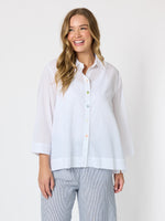Costa Mesa Cotton Shirt - White