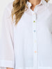 Costa Mesa Cotton Shirt - White rc&co