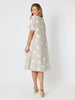 Riviera Spot Print Dress - Natural/White