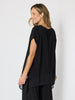 Traveller Angle Hem Top - Black rc&co