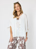 Luxe Short Sleeve Cardigan - Ivory rc&co