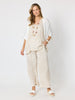 Luxe Short Sleeve Cardigan - Ivory