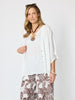 Luxe Short Sleeve Cardigan - Ivory rc&co