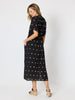 Moonlight Sequin Dress - Black/Gold rc&co