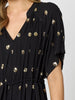 Moonlight Sequin Dress - Black/Gold rc&co