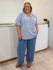 Hudson Wide Leg Crop Jean - Denim