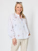 Tuscan Sky Cotton Top - White Multi