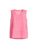 Lagoon Floral Palm Embroidered Cami - Raspberry