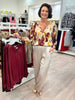 Verona Print Top - Shiraz Multi