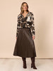 Venice Print Top - Espresso rc&co