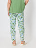 Bayside Floral Print Slim Leg Pant - Fern Multi