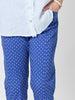 Shell Print Pant - Azure