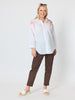 Shell Print Pant - Mocha