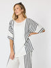Sevilla Stripe Top - White/Black rc&co