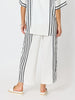 Sevilla Stripe Print Pant - White/Black RC&CO