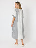 Sevilla Stripe Print Dress - White/Black RC&CO
