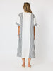 Sevilla Stripe Print Dress - White/Black RC&CO