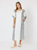 Sevilla Stripe Print Dress - White/Black RC&CO
