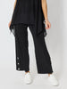 Traveller Button Hem Pant - Black rc&co