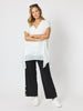 Traveller Button Hem Pant - Black rc&co