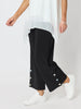 Traveller Button Hem Pant - Black rc&co