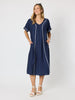 Del Mar Dress - Navy rc&co