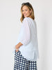 Camellia Floral Print Top - White rc&co