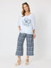 Camellia Floral Print Top - White rc&co