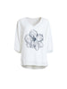 Camellia Floral Print Top - White rc&co