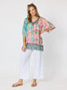 Bayview Wide Leg Linen Pant - White rc&co