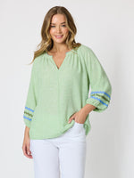 Canopy Ric Rac Top - Apple