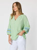 Canopy Ric Rac Top - Apple