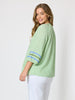 Canopy Ric Rac Top - Apple