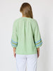 Canopy Ric Rac Top - Apple