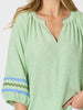 Canopy Ric Rac Top - Apple