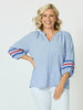 Canopy Ric Rac Top - Chambray