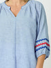 Canopy Ric Rac Top - Chambray