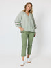 Canopy Ric Rac Top - Olive rc&co