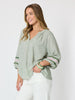 Canopy Ric Rac Top - Olive rc&co
