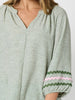 Canopy Ric Rac Top - Olive rc&co