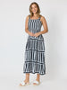 Bianca Stripe Print Sundress - Black/White  rc&co